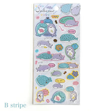 Carica l'immagine nel visualizzatore di Gallery, 2021 April New product Jinbe san sticker "Jinbei and Shark"