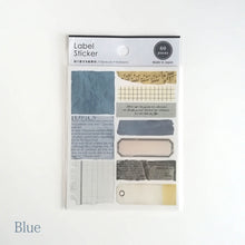 Charger l'image dans la galerie, Label Sticker "Paper material"(Blue/Pink)