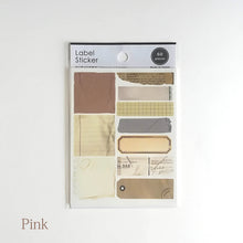 Charger l'image dans la galerie, Label Sticker "Paper material"(Blue/Pink)