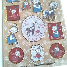 Load image into Gallery viewer, 2021 July new Moomin sticker "Red Flower"