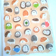 Load image into Gallery viewer, Mame Mame Animal sticker (Hedgehog)masking sticker