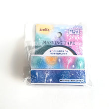 Carica l'immagine nel visualizzatore di Gallery, Masking tape"firework"(Pastel/Blue) washi tape