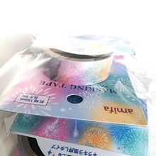 Carica l'immagine nel visualizzatore di Gallery, Masking tape"firework"(Pastel/Blue) washi tape