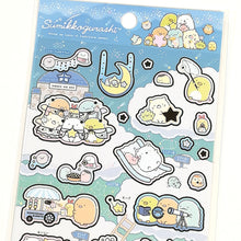 Load image into Gallery viewer, Sumikkogurashi sticker "Starry sky walk" (Blue)