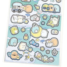 Load image into Gallery viewer, Sumikkogurashi sticker "Starry sky walk" (Blue)