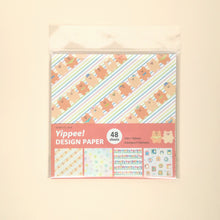 Load image into Gallery viewer, Design Paper "Yippee!" origami, Chiyogami