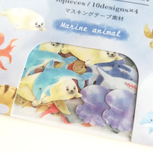 Charger l'image dans la galerie, Animal flake sticker(Land/Marine/Small/Bird)
