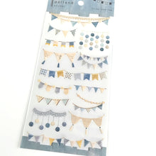 Lade das Bild in den Galerie-Viewer, room garland sticker "smoky blue flag"