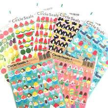 Charger l'image dans la galerie, Circle seals "Sea creatures"