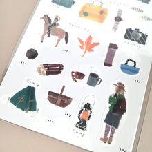 Lade das Bild in den Galerie-Viewer, Miki Tamura washi tape sticker "Trip"