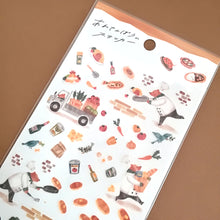 Load image into Gallery viewer, Hasty person sticker (Restaurant & Bear)masking sticker