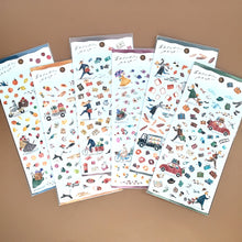 Load image into Gallery viewer, Hasty person sticker (Restaurant & Bear)masking sticker