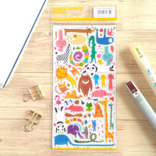 Load image into Gallery viewer, Japanese sticker,Yuru Animal sticker2 for Journal,planner,scrapbooking(mind wave)