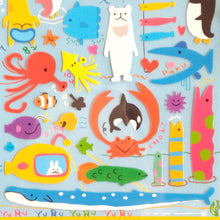 Load image into Gallery viewer, Japanese sticker,"Yuru Fish"