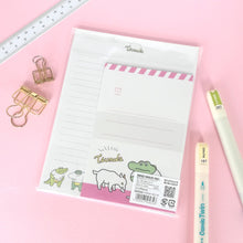 Carica l'immagine nel visualizzatore di Gallery, Japanese letter writing set "Tsunda"(crocodile) letter set
