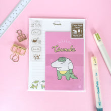 Carica l'immagine nel visualizzatore di Gallery, Japanese letter writing set "Tsunda"(crocodile) letter set