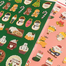 Charger l'image dans la galerie, Chocotto seal series Christmas sticker sheet, Xmas sticker