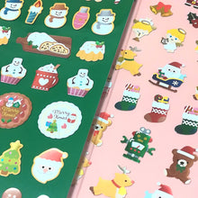 Charger l'image dans la galerie, Chocotto seal series Christmas sticker sheet, Xmas sticker