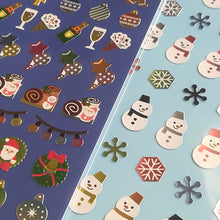 Charger l'image dans la galerie, Chocotto seal series Christmas sticker sheet, Xmas sticker