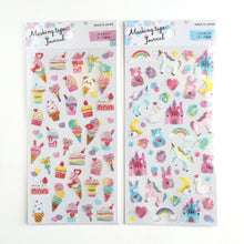 Carica l'immagine nel visualizzatore di Gallery, "Masking tape Journal sticker" Sweets/Dreams