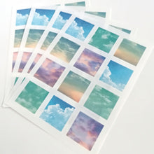 Charger l'image dans la galerie, Tracing Square sticker "Sky Color"