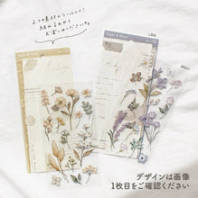 Charger l'image dans la galerie, Paper & Plant Sticker "pink" (Set of 2 sheets) from Japan<mind wave>