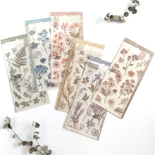 Charger l'image dans la galerie, Paper & Plant Sticker "pink" (Set of 2 sheets) from Japan<mind wave>