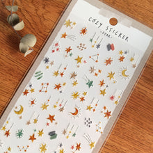 Charger l'image dans la galerie, New Design! Cozy sticker "RELAX/STAR/SWEETS" masking sticker from Japan<mind wave>