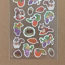 Charger l'image dans la galerie, Autumn color ” "wafu seal"(Rabbit/Squirrel)