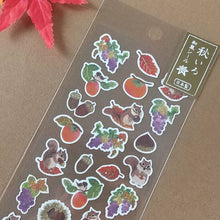 Charger l'image dans la galerie, Autumn color ” "wafu seal"(Rabbit/Squirrel)