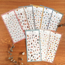 Charger l'image dans la galerie, New Design! Cozy sticker "RELAX/STAR/SWEETS" masking sticker from Japan<mind wave>