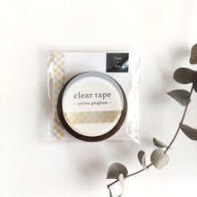 Charger l'image dans la galerie, Clear Mat tape gold goil -blue flag/yellow gingham-
