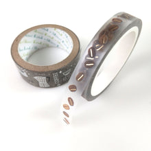 Charger l'image dans la galerie, Clear Mat tape gold foil -coffee beans-