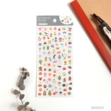 Load image into Gallery viewer, Schedule Sticker "season/A year of bears" from Japan<GAIA>