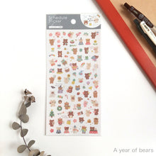 Load image into Gallery viewer, Schedule Sticker "season/A year of bears" from Japan<GAIA>
