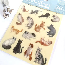 Charger l'image dans la galerie, Film Die Cut seal "Cat" sticker from Japan