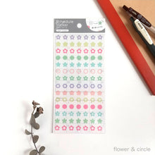 Load image into Gallery viewer, Schedule Sticker "Heart and circle/Flower and circle" from Japan<GAIA>
