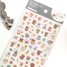 Load image into Gallery viewer, Schedule Sticker "season/A year of bears" from Japan<GAIA>