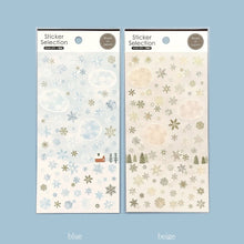 Load image into Gallery viewer, Sticker selection "powdered snow" sticker from Japan<GAIA>