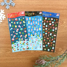 Charger l'image dans la galerie, Christmas sticker "Colorful sant/Colorful snowman/Motif” Foil sticker