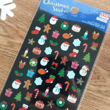 Charger l'image dans la galerie, Christmas sticker "Colorful sant/Colorful snowman/Motif” Foil sticker