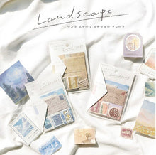 Charger l'image dans la galerie, Flake sticker Landscape -twilight/moonlight-