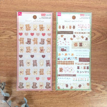 Charger l'image dans la galerie, Bears collection sticker from Japan DAISO