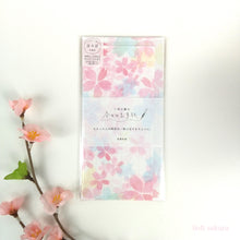 Charger l'image dans la galerie, Ippitsu sen(一筆箋)"Sakura" Letter set by Furukawashaiko