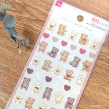 Charger l'image dans la galerie, Bears collection sticker from Japan DAISO