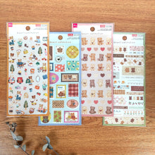 Charger l'image dans la galerie, Bears collection sticker from Japan DAISO