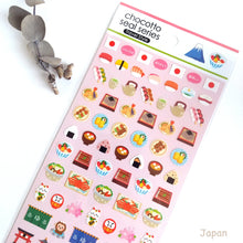 Charger l'image dans la galerie, chocotto seal "Travel" mini sticker from Japan<GAIA>