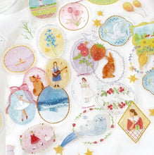 Charger l'image dans la galerie, Clear flake sticker "Maiden brooch" By BGM