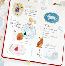 Charger l'image dans la galerie, Clear flake sticker "Maiden brooch" By BGM