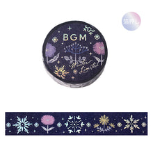 Charger l&#39;image dans la galerie, Winter limited edition washi tape &quot;Floral pattern&quot; By BGM masking tape
